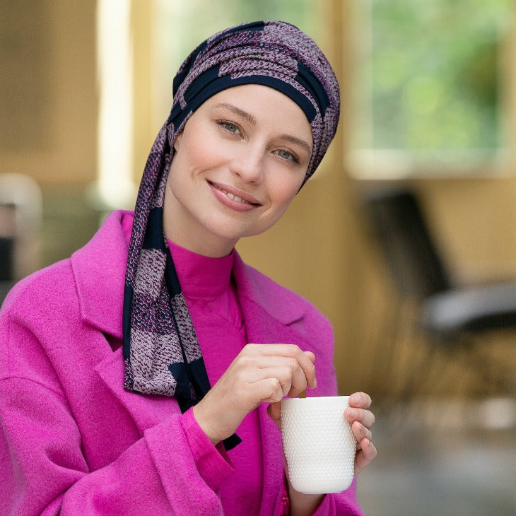 Eén print, twee stijlvolle looks met je nieuwe mutsje of sjaaltje!