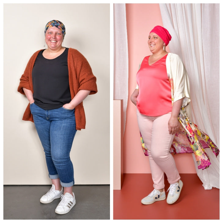 Voor & na: Nicky, Joke, Christelle en Ilse zeggen het met bloemen