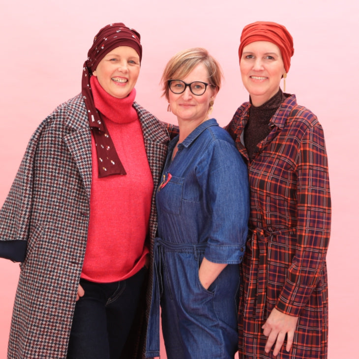 Voor & na: Dorien en Ruth stralend op de foto op de Dag tegen Kanker dankzij Xandres