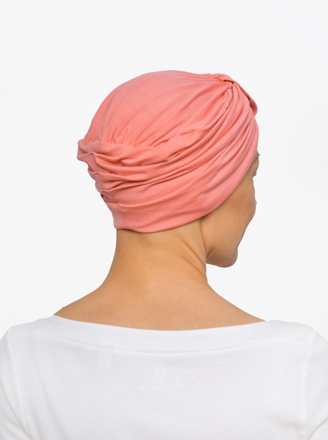 Turban mutsje Sophia – Peach