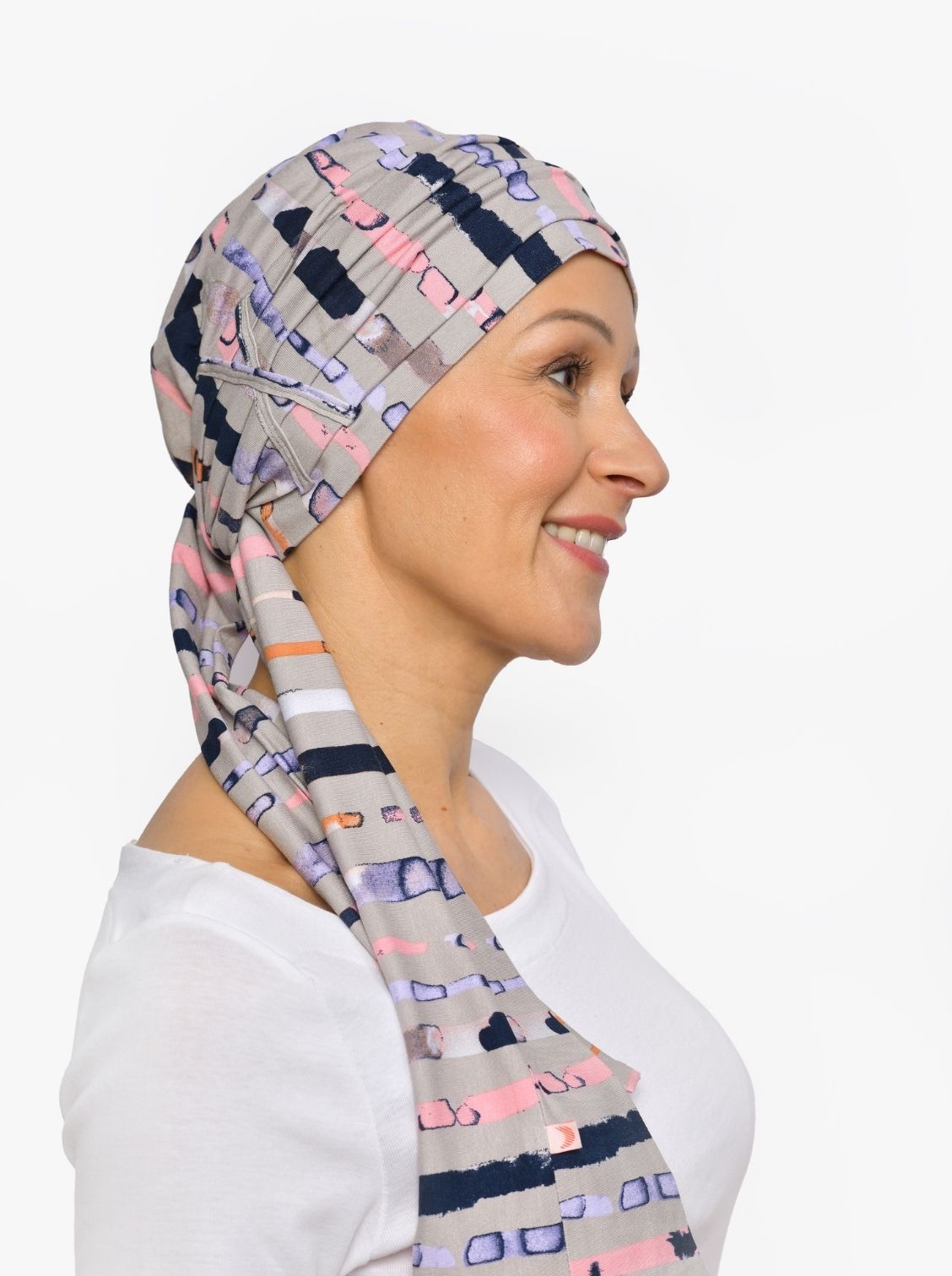 Foulard chimio Liz - Jasmin