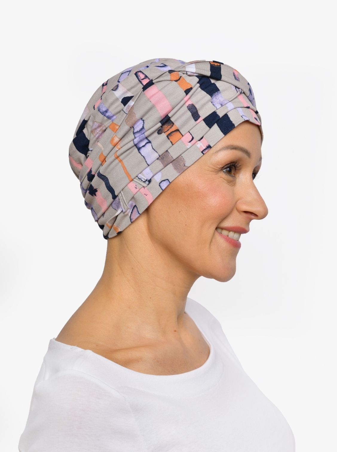 Foulard chimio Liz - Jasmin