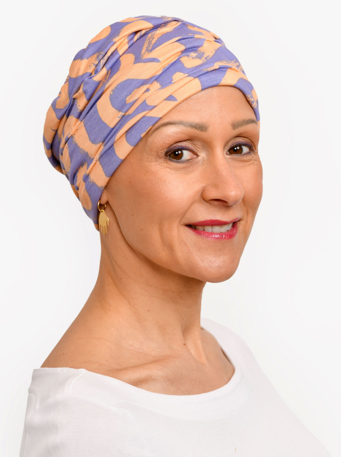 Chemo mutsje Marlene - Apricot