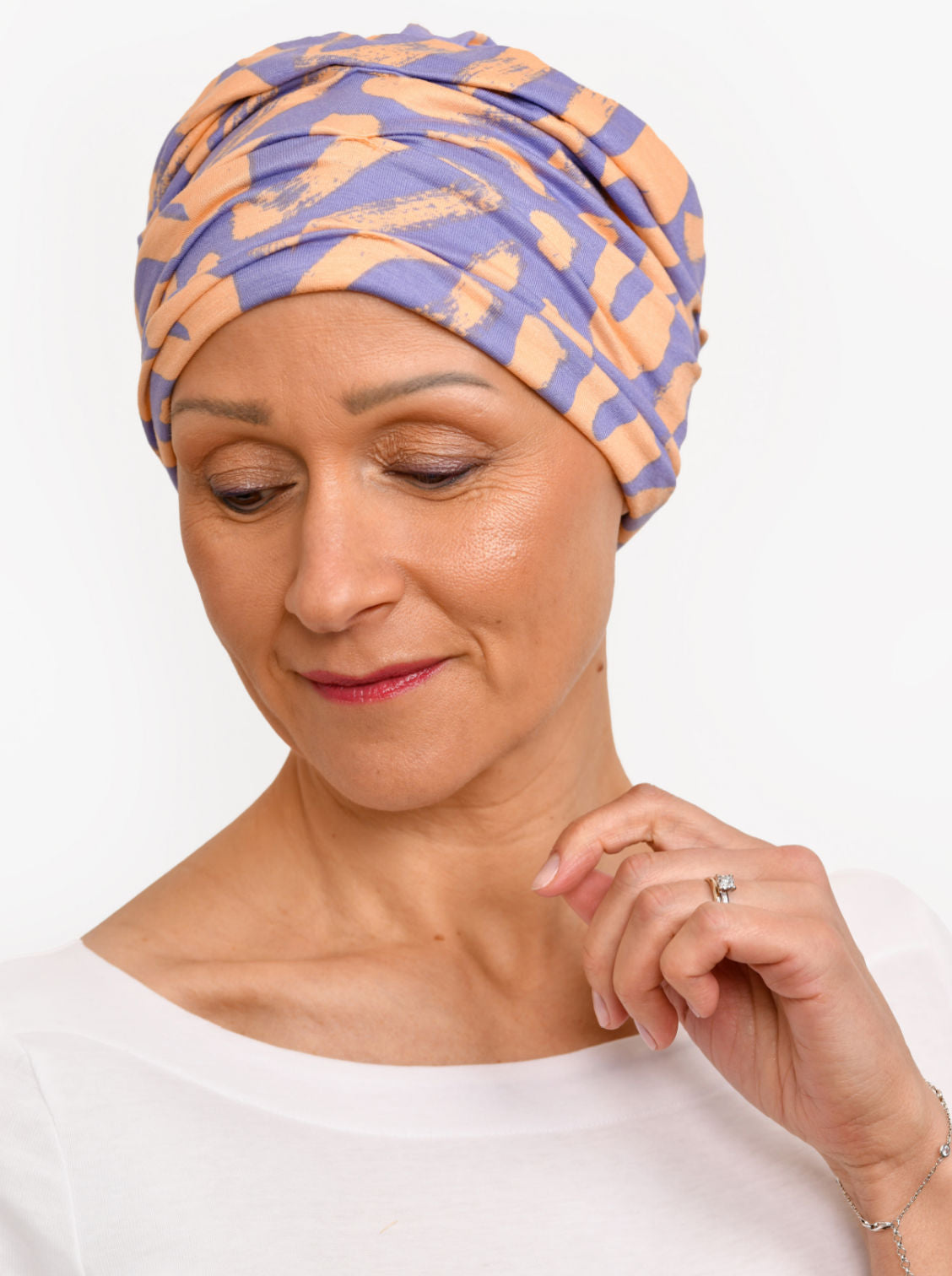 Chemo mutsje Marlene - Apricot