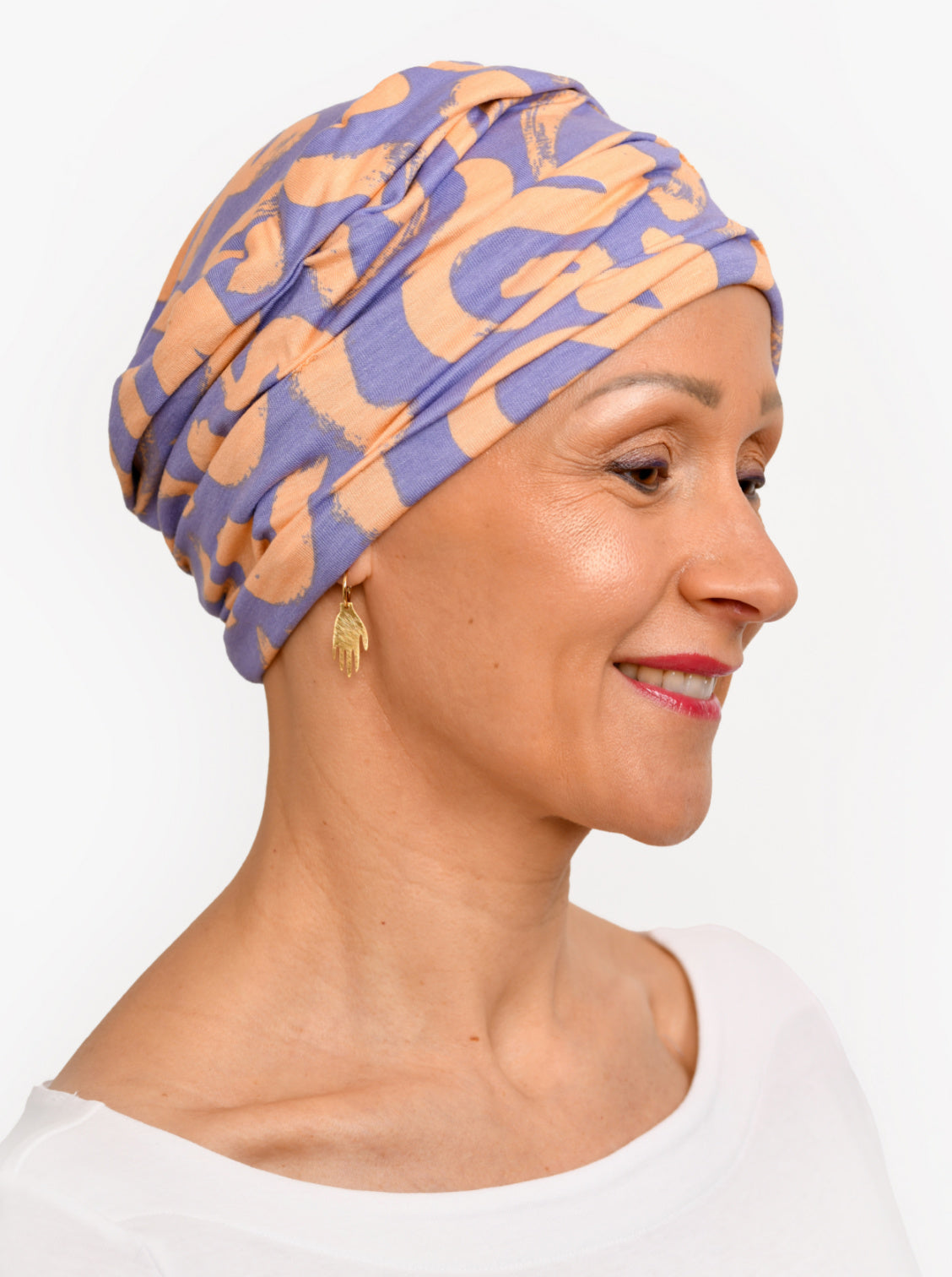 Chemo mutsje Marlene - Apricot