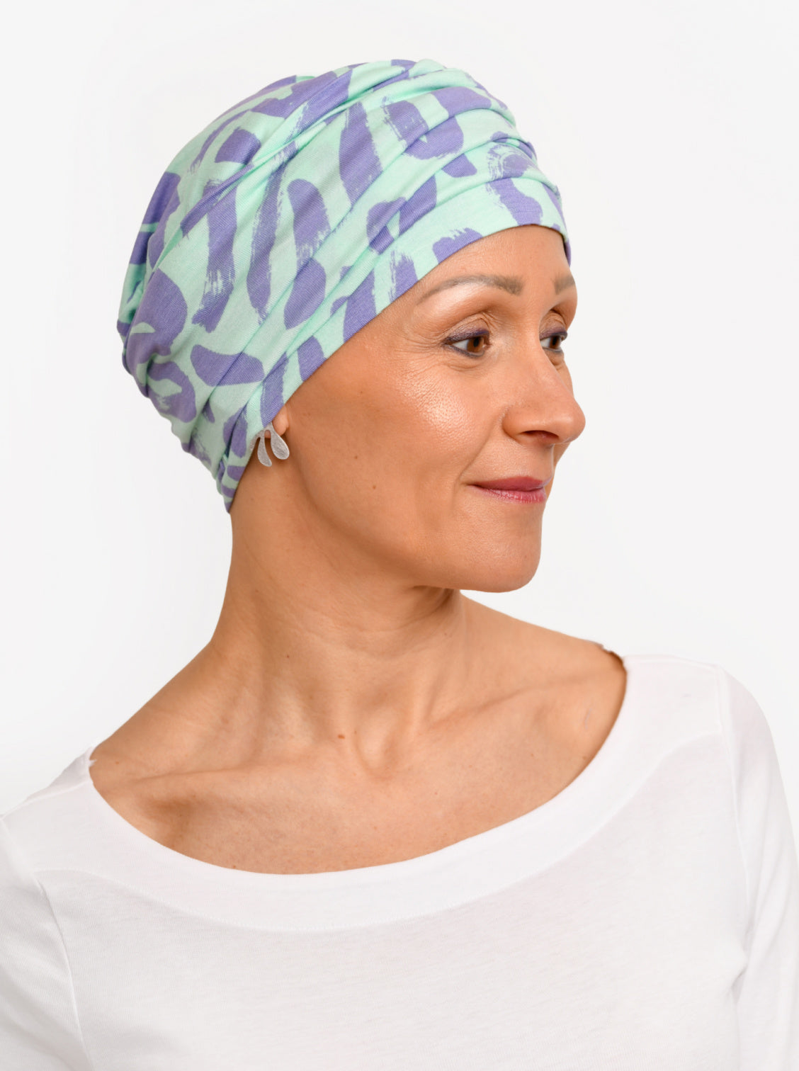 Chemo sjaal Liz - Pistaccio