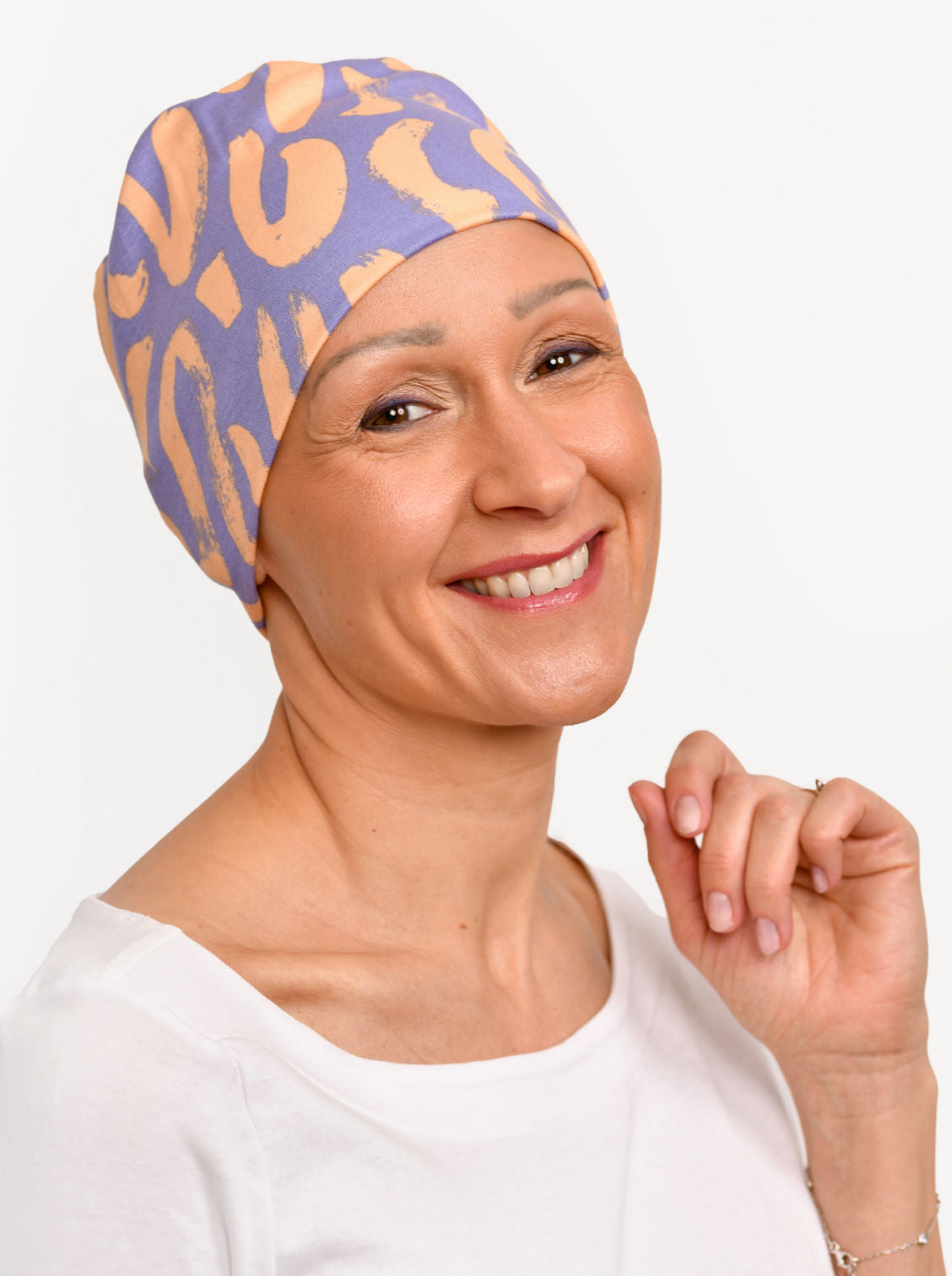 Chemo slaapmutsje Pippa - Apricot