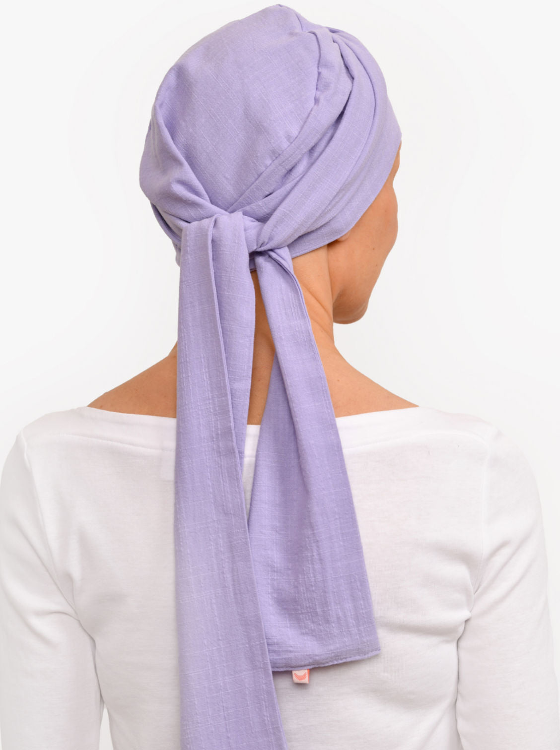 Wikkelsjaal katoen Hannah - Lavender