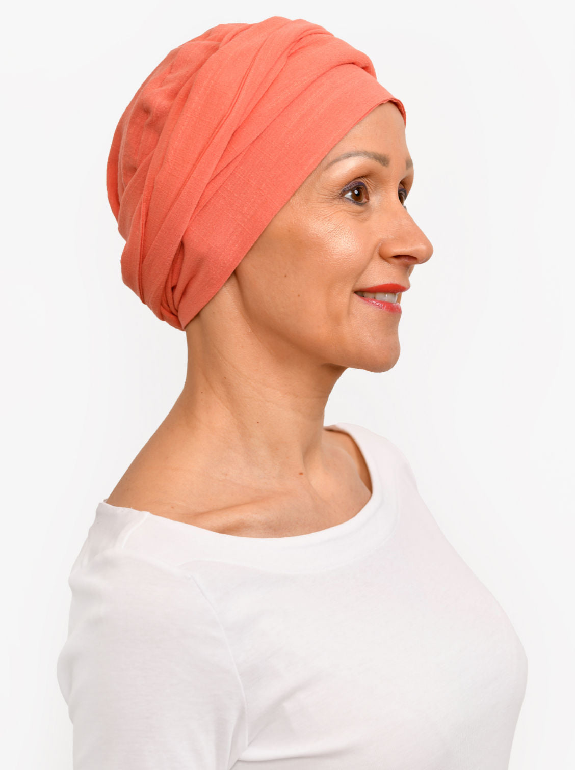 Wikkelsjaal katoen Hannah – Coral