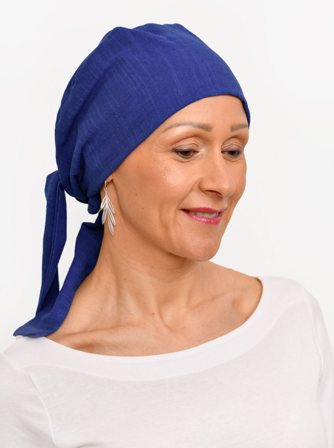 Chemo hoofddoekje Audrey - Ink Blue
