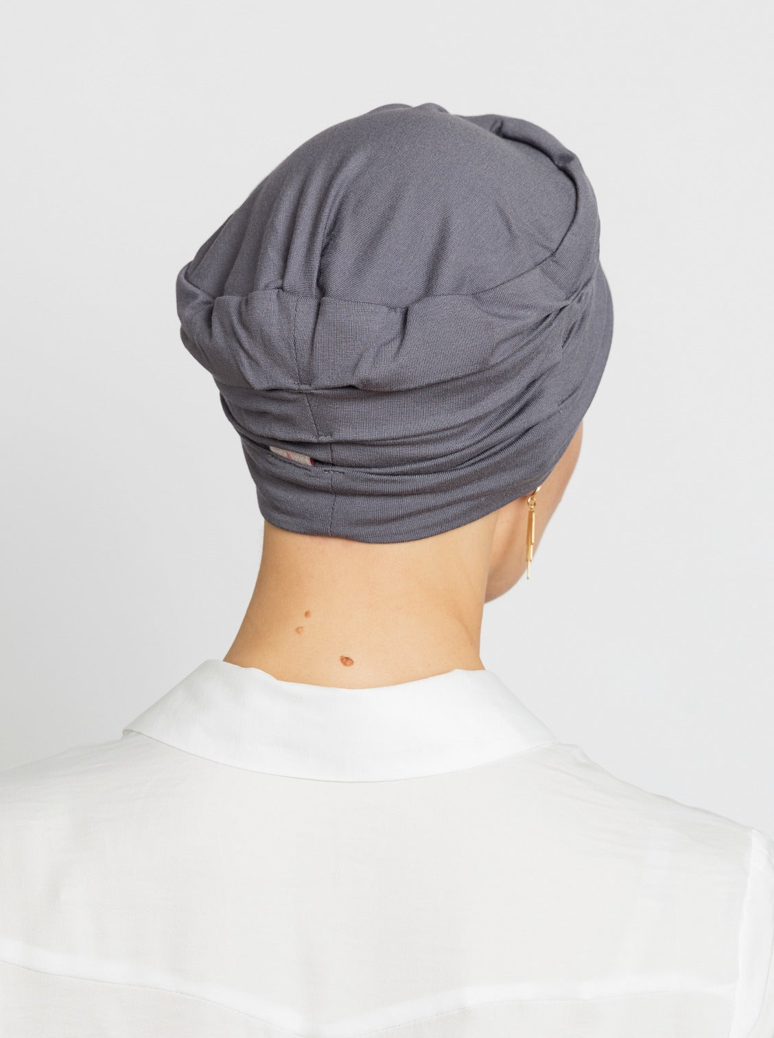 Chemo mutsje Marlene - Dark Taupe