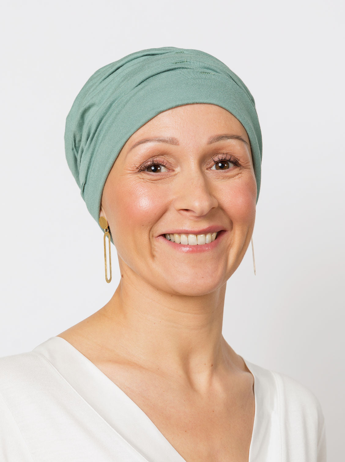 Chemo mutsje Marlene - Spring Green