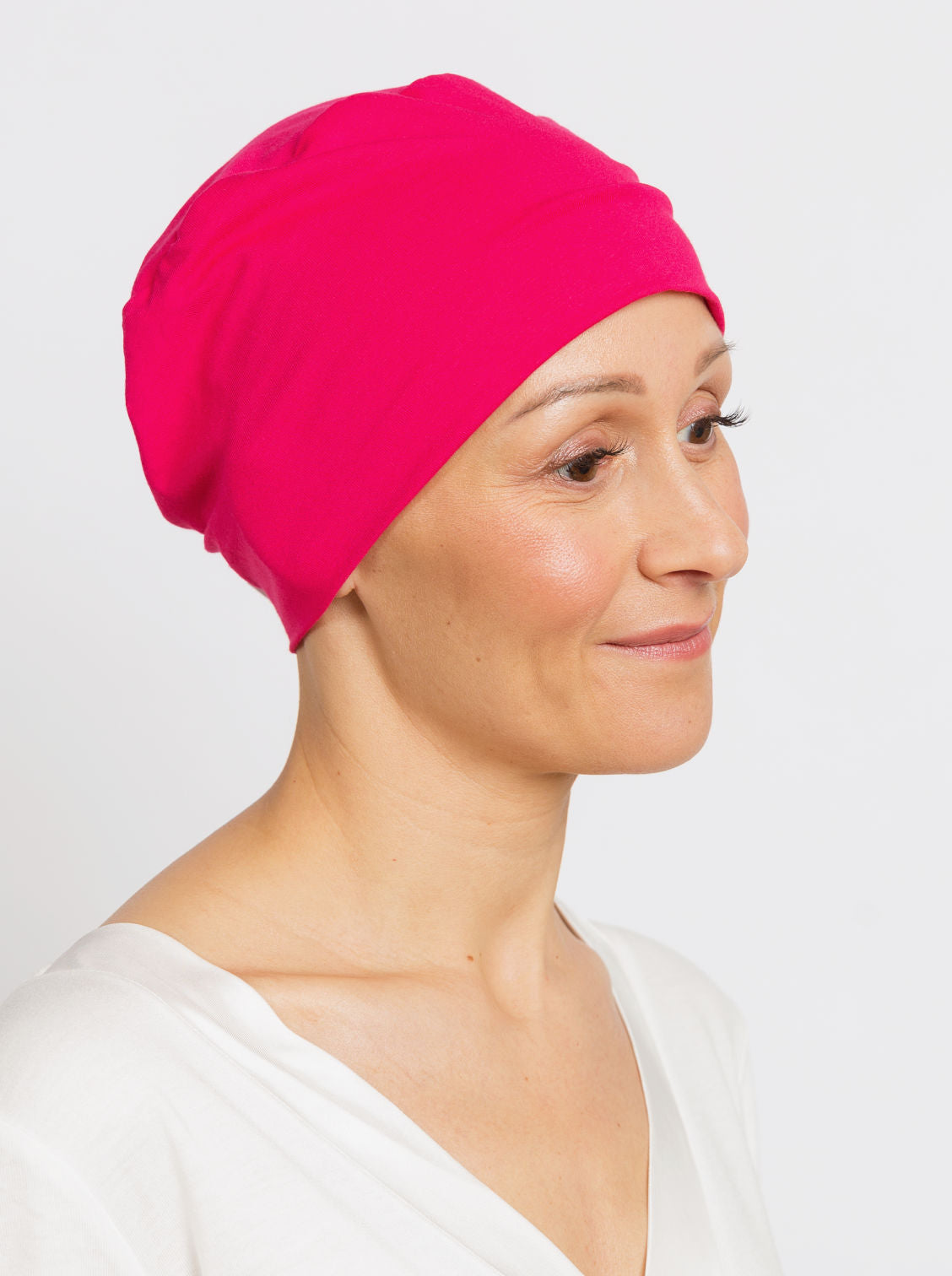 Chemo slaapmutsje Pippa - Fuchsia