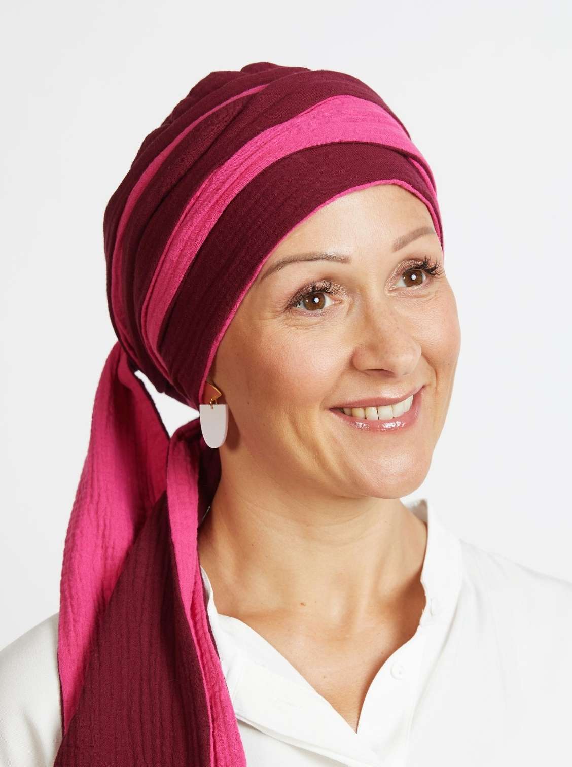 chemo sjaal bordeaux