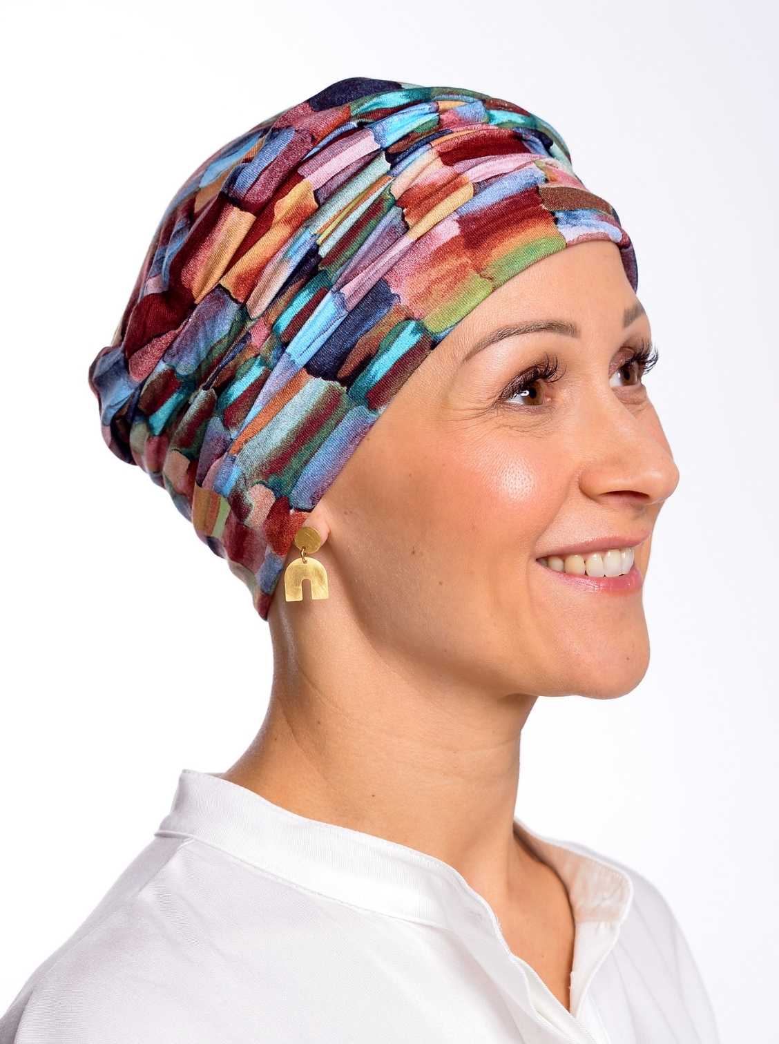 Chemo hat Marlene - Savannah