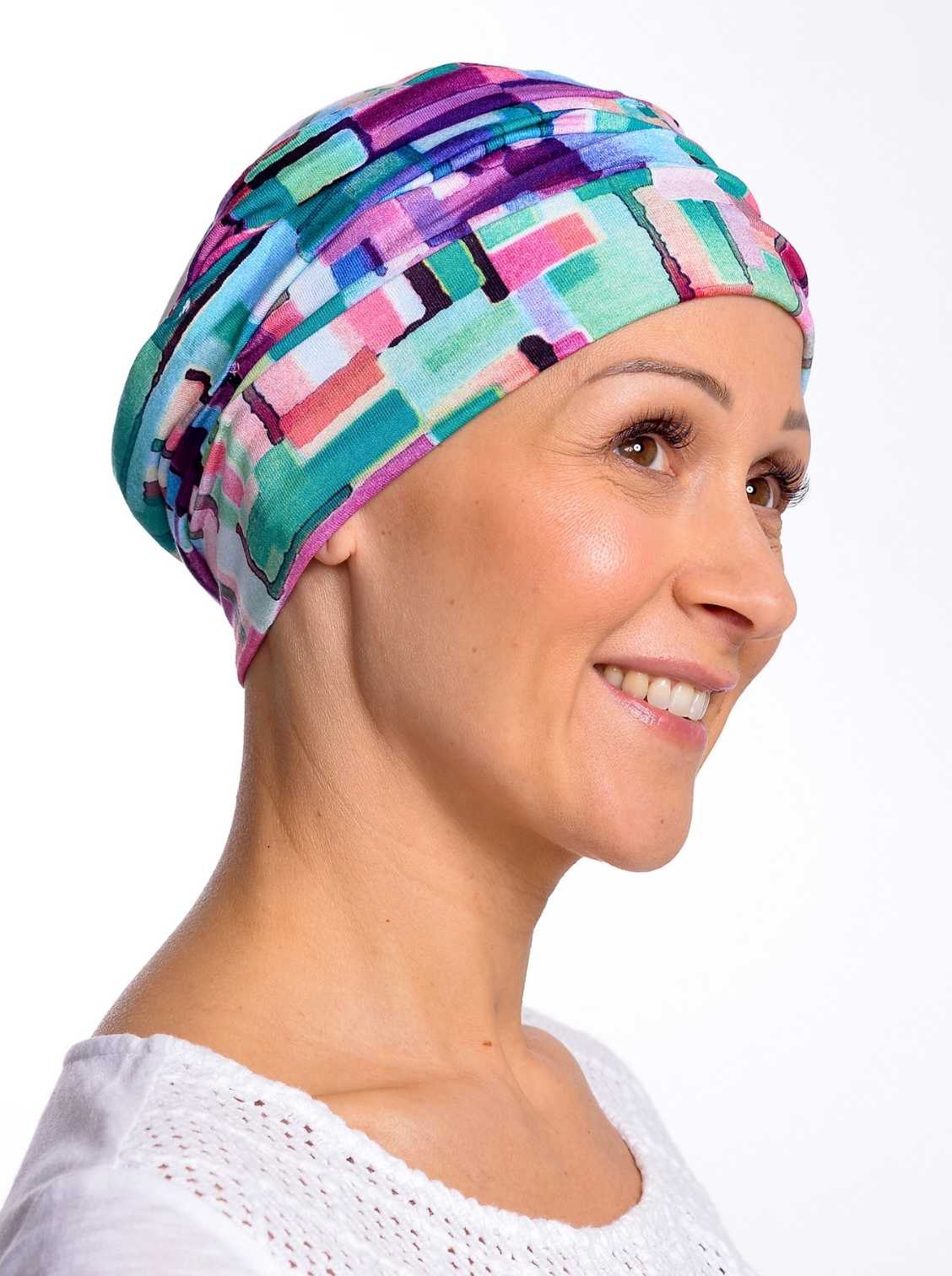 Chemo hat Marlene - Sorbet