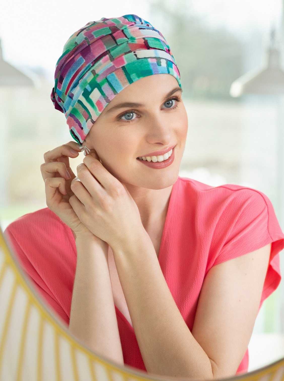 Chemo hat Marlene - Sorbet