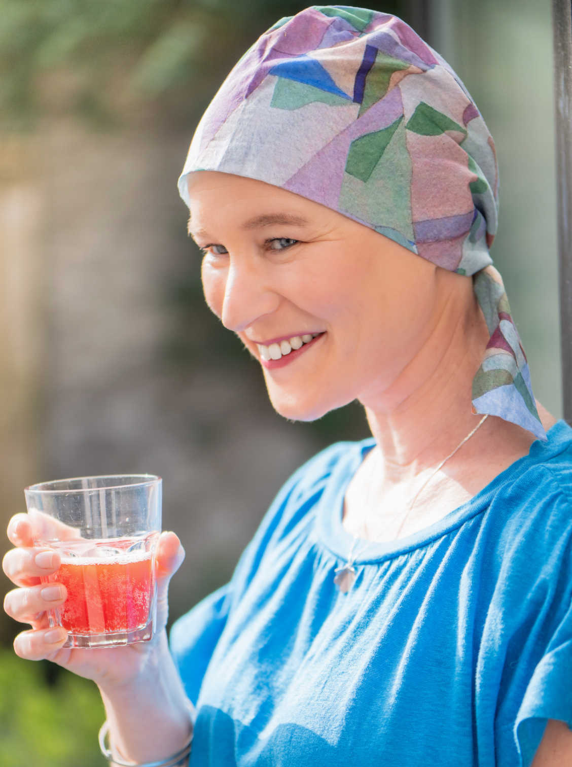 zomer chemo sjaaltje in katoen