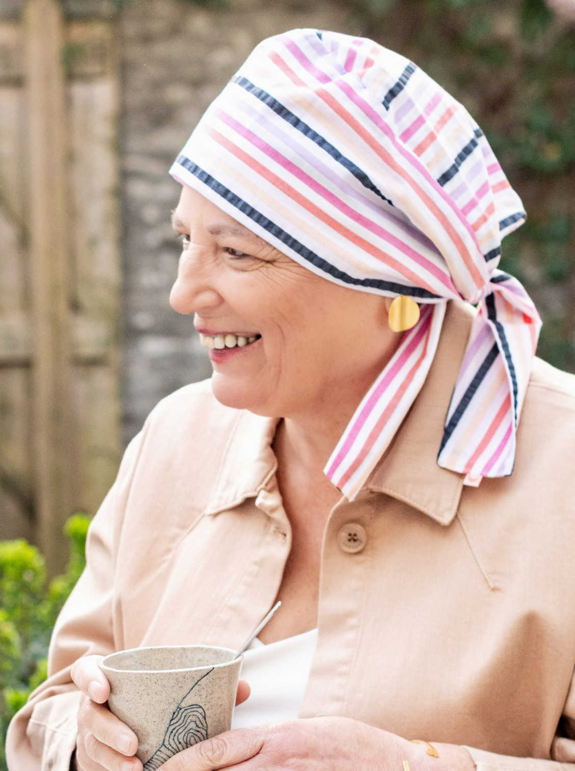 katoen chemo hoofddoekje voor de zomer