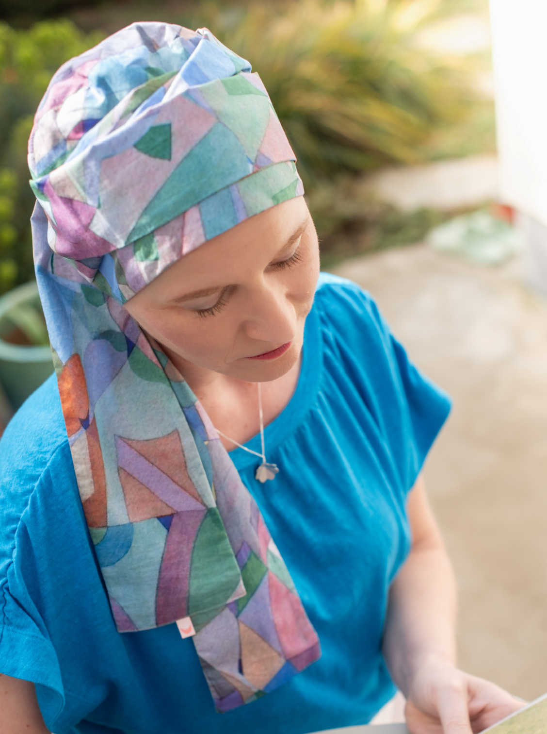 lichte chemo sjaal in katoen voor zomer
