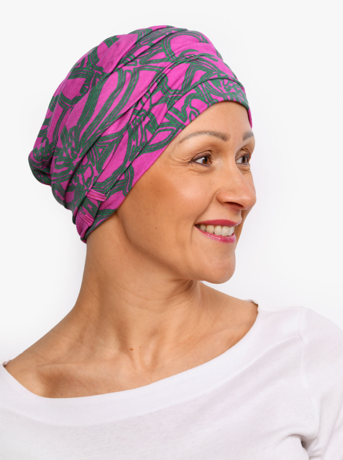 Chemo sjaal Liz - Flores