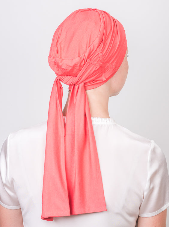 Chemo sjaal Liz - Flamingo