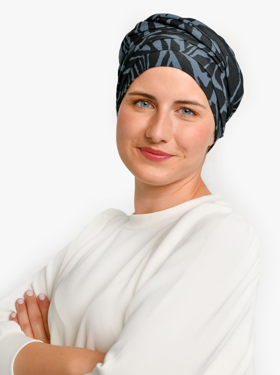 Chemo sjaal Liz - Snow