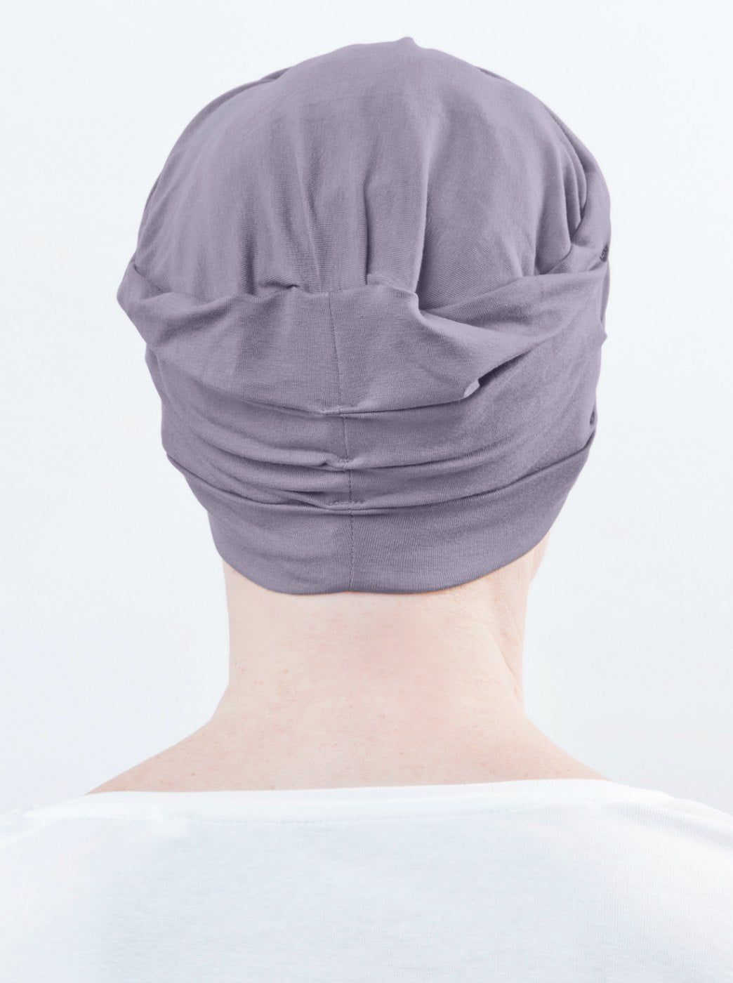 grijs chemo mutsje voor haarverlies dames