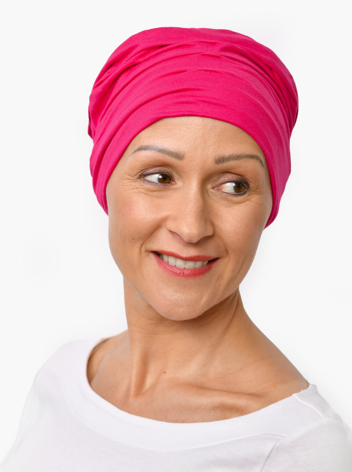 Chemo mutsje Marlene - Fuchsia