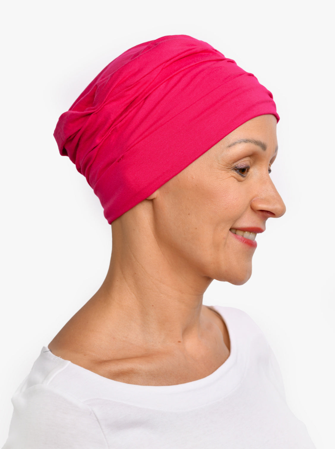 Chemo mutsje Marlene - Fuchsia