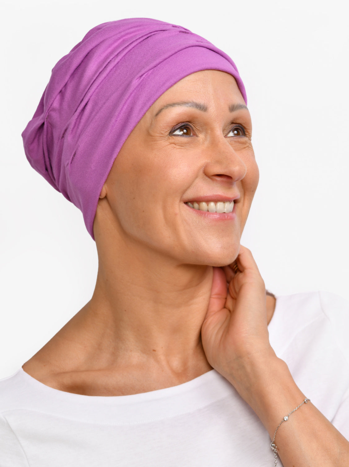 Chemo mutsje Marlene - Lavender