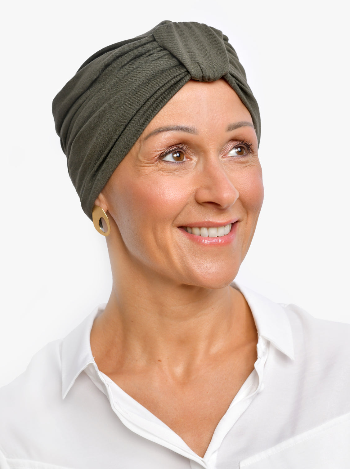 Turban mutsje Sophia – Kaki