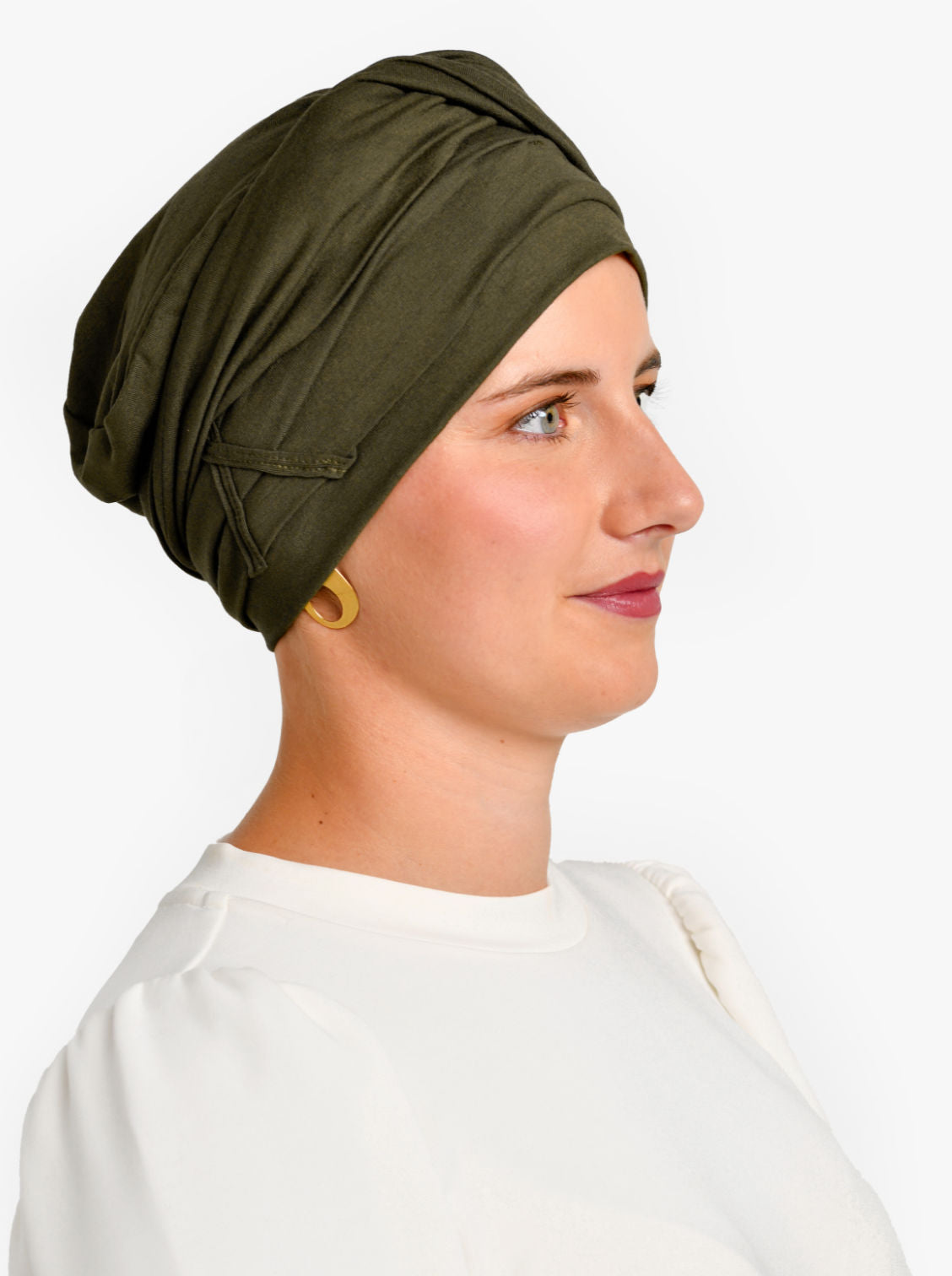 Chemo sjaal Liz - Kaki