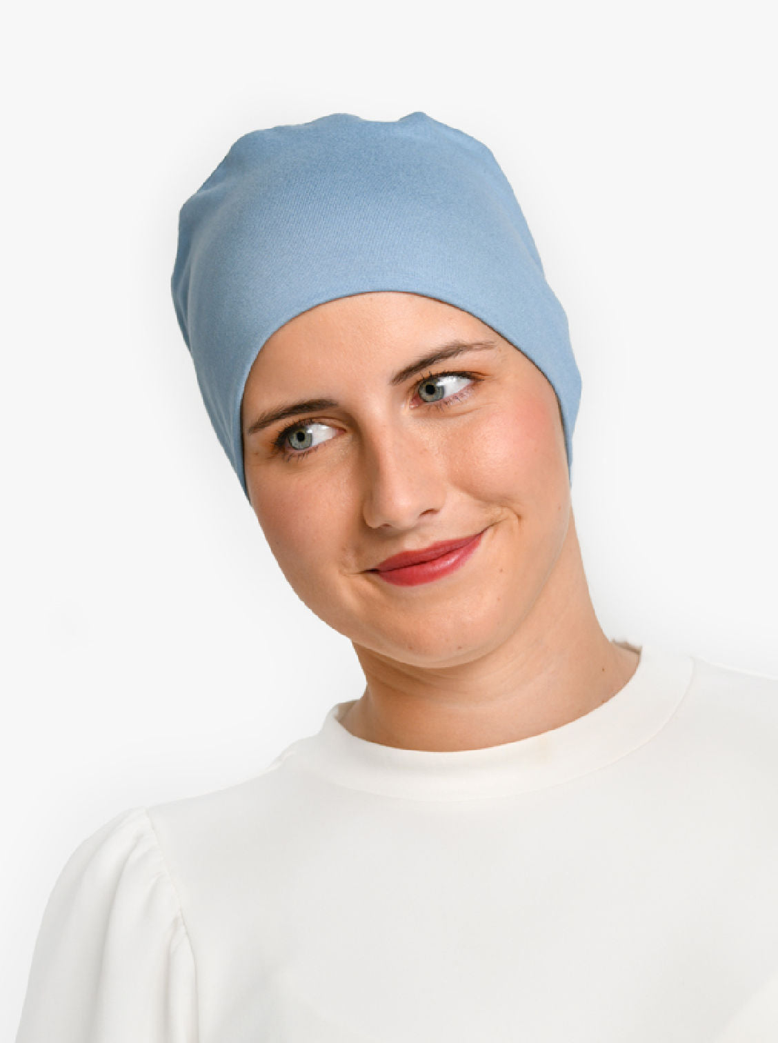 Chemo slaapmutsje Pippa - Sky blue