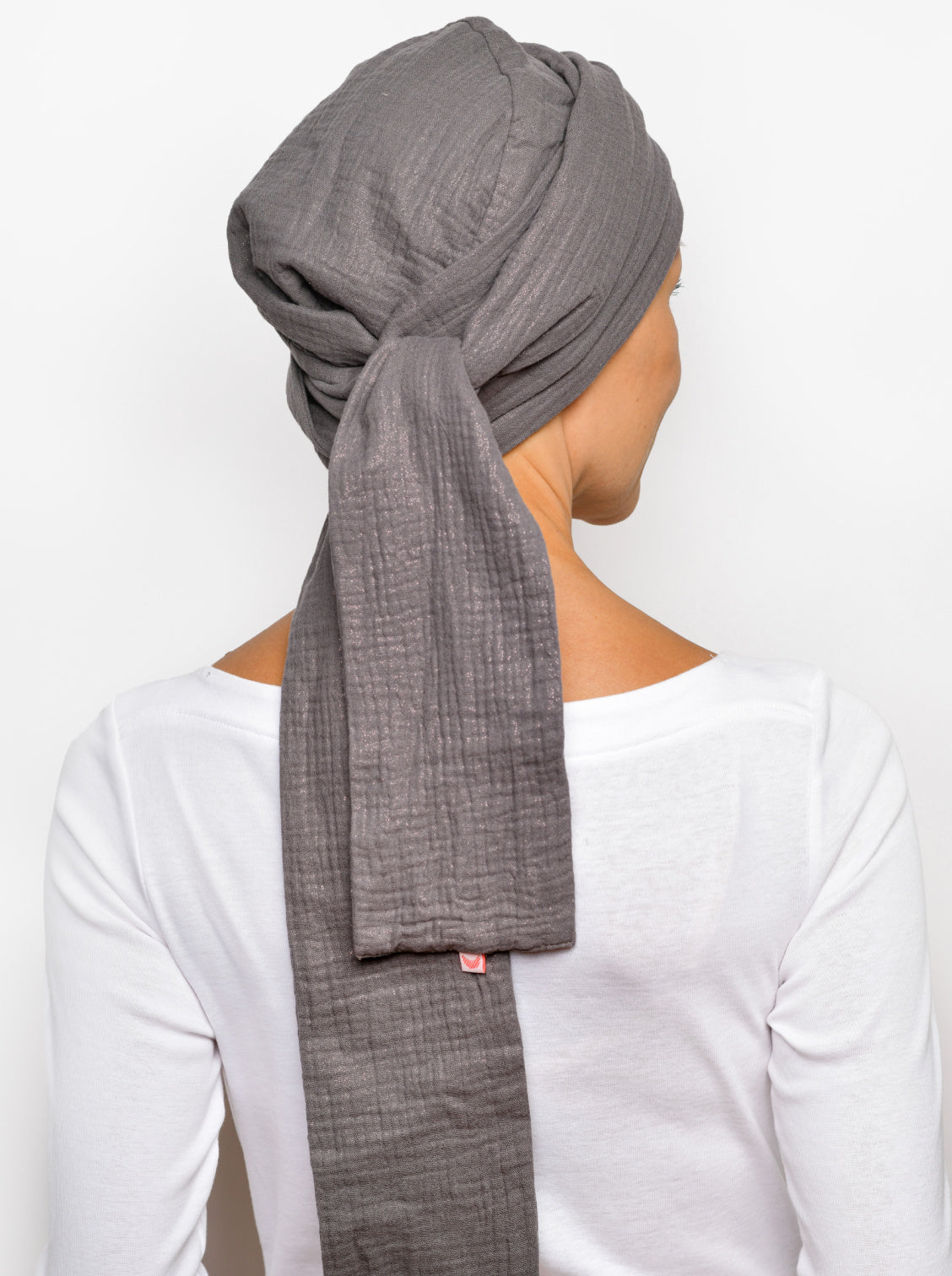 grijze sjaal chemo knopen