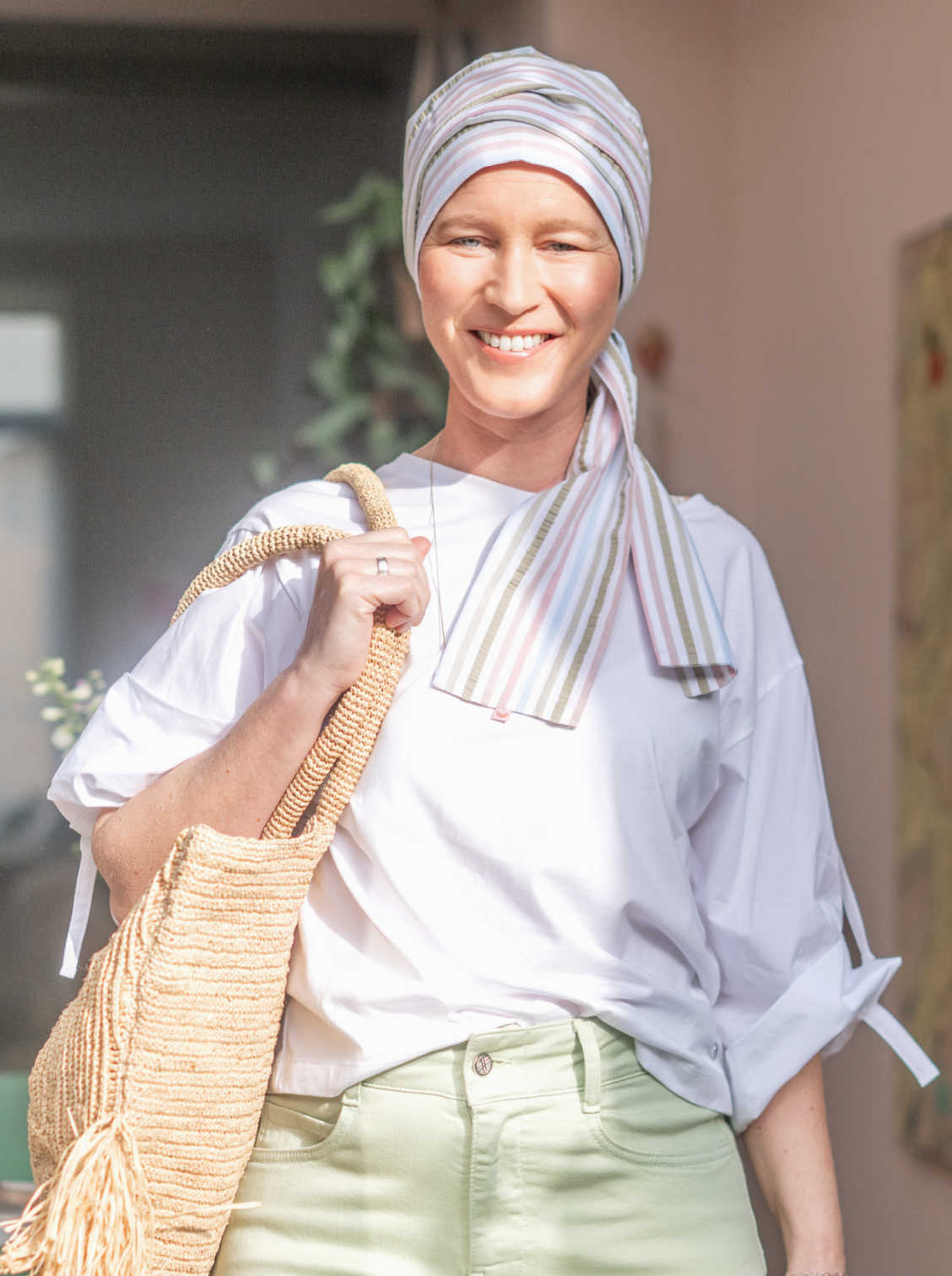 katoen chemo sjaal zomer
