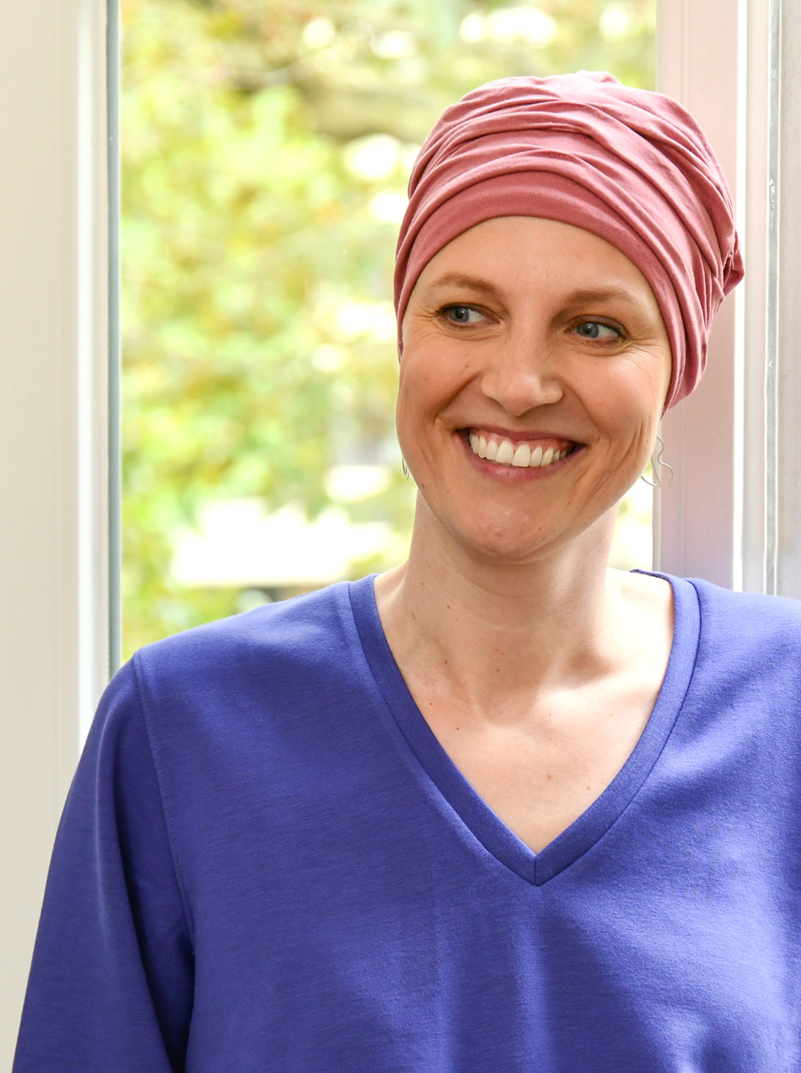Chemo mutsje Marlene - Soft Rose