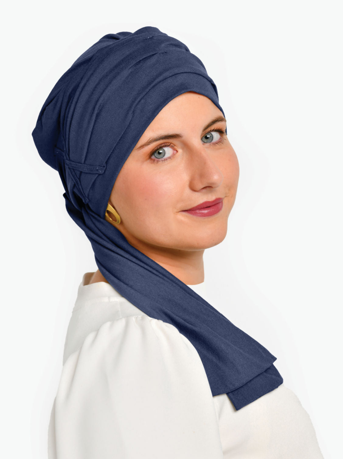 blauwe chemo sjaals na kanker