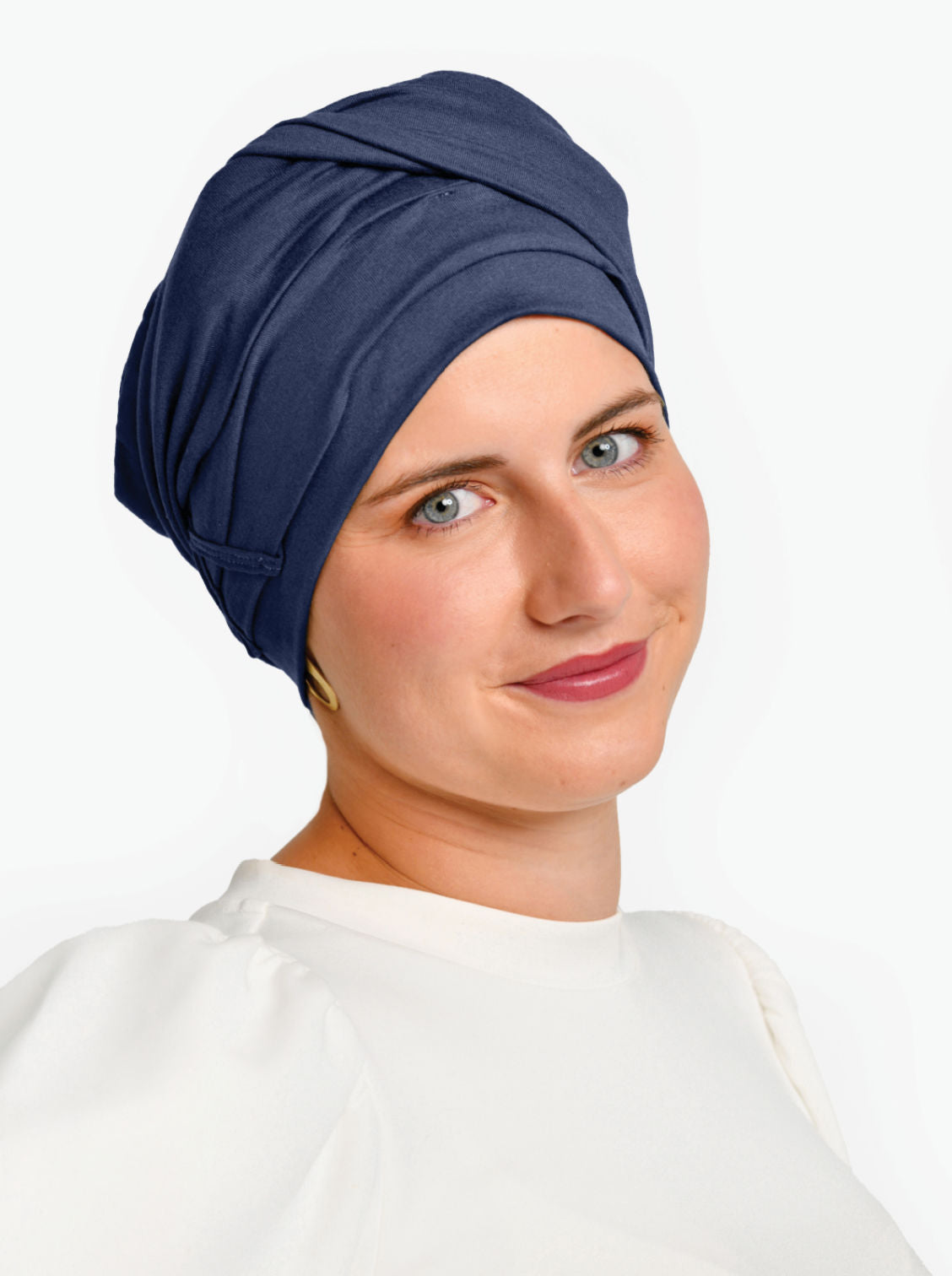 blauwe chemo sjaals na kanker