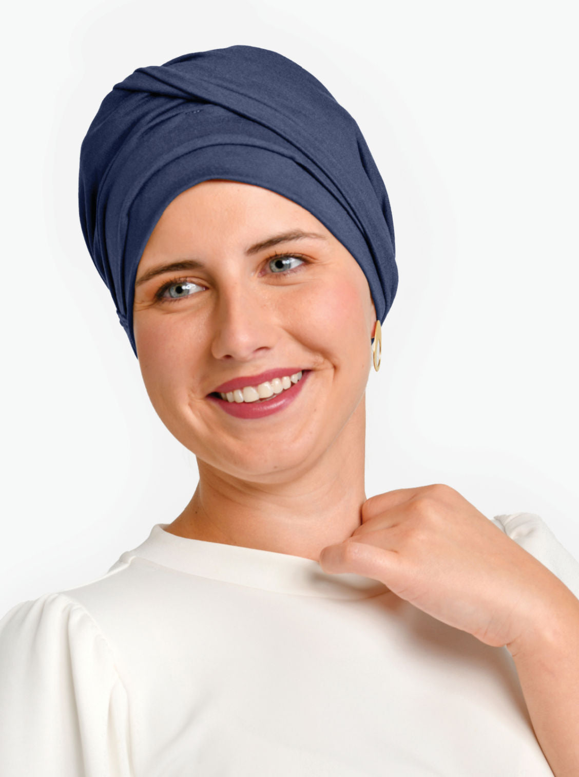 blauwe chemo sjaals na kanker