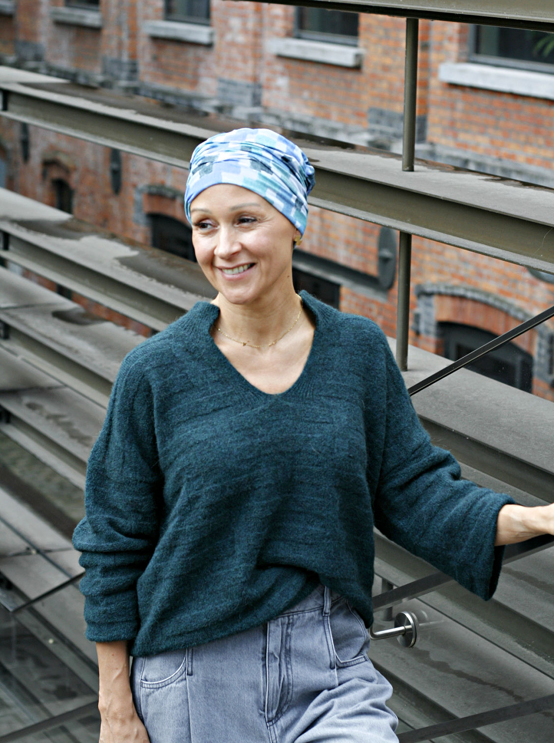 blauw chemo mutsje online