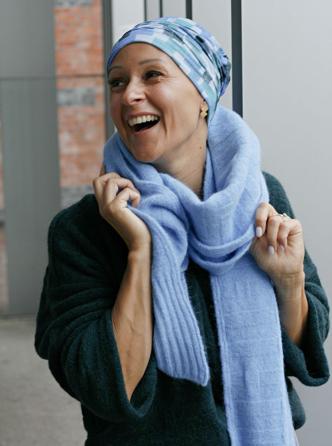 blauw chemo mutsje online