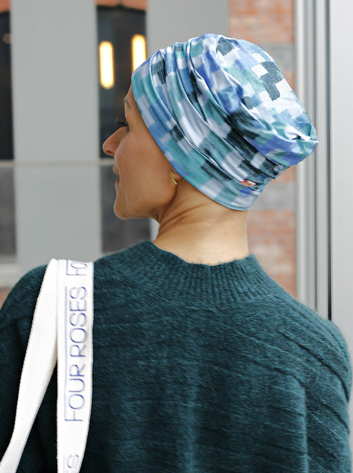 blauw chemo mutsje online