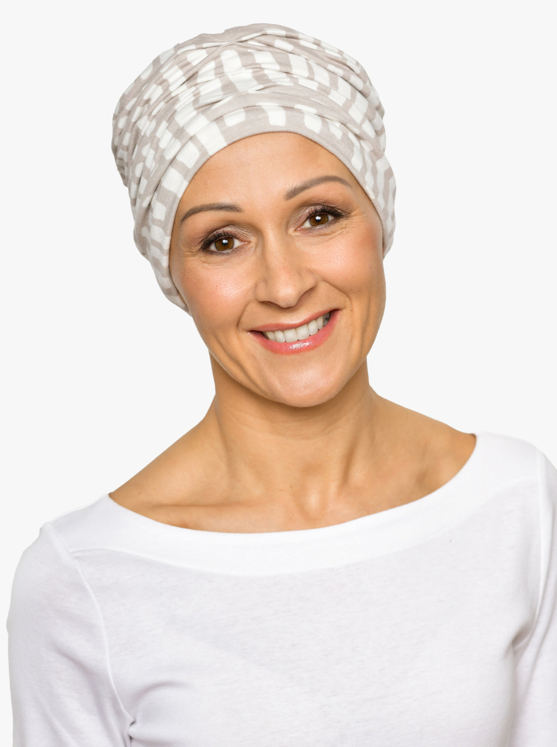 beige mutsje chemotherapie en haaruitval