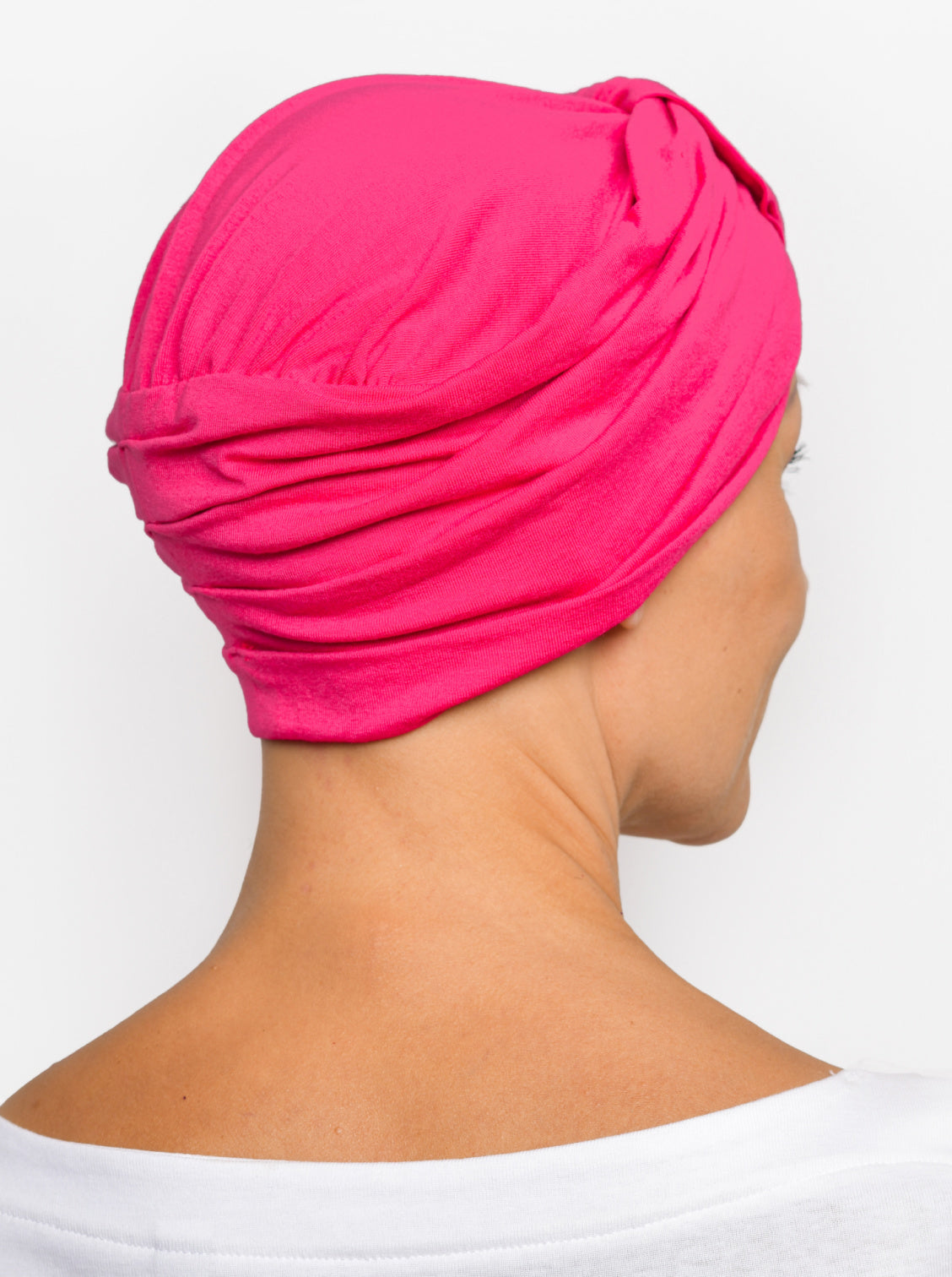 Turban mutsje Sophia – Fuchsia