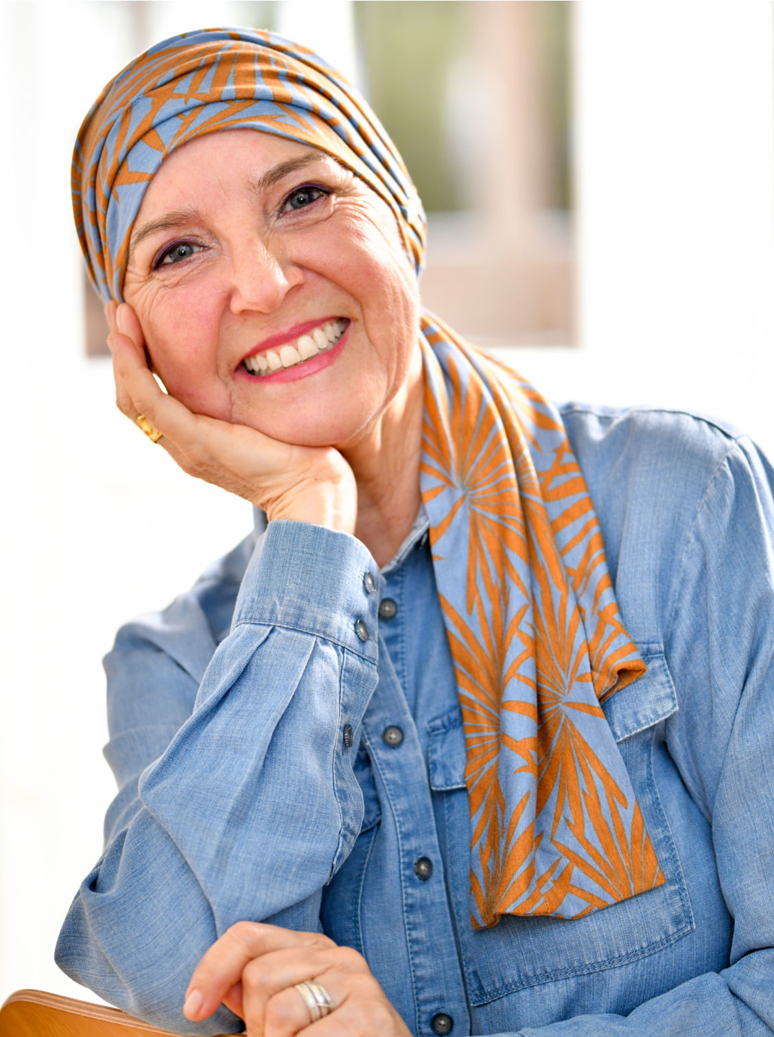 Chemo sjaal Liz - Sunny