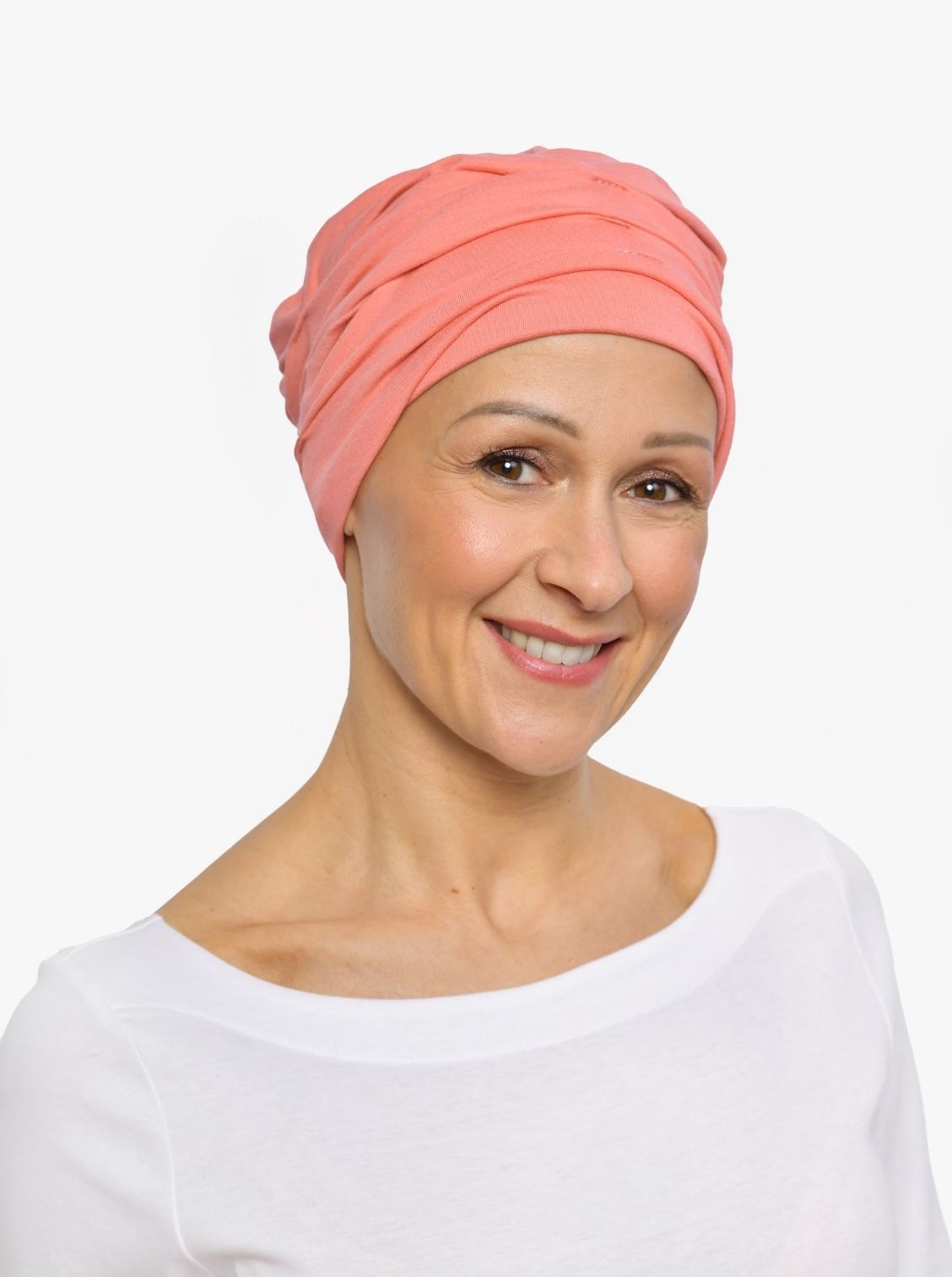 Chemo mutsje Marlene - Peach