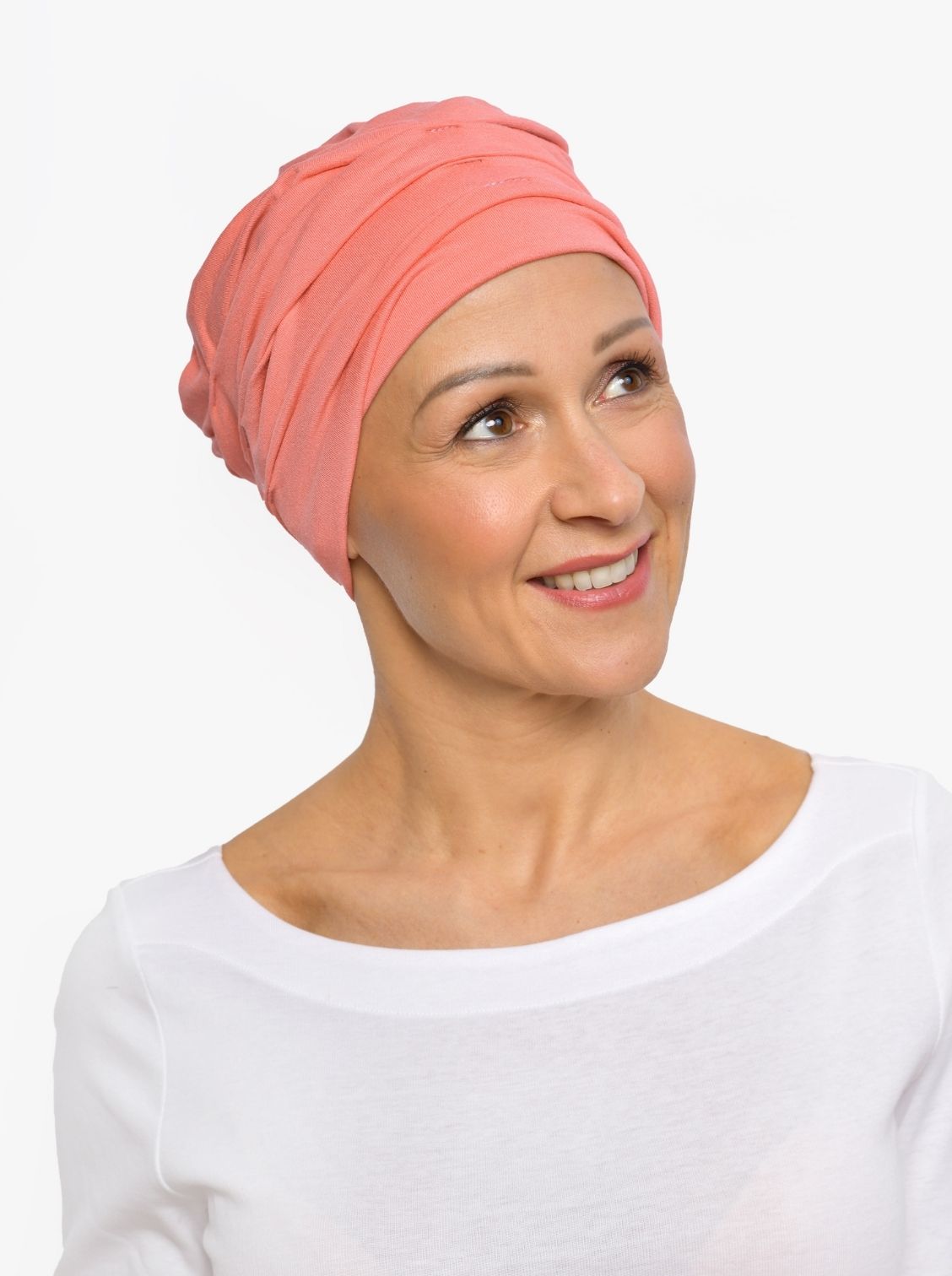 Chemo mutsje Marlene - Peach