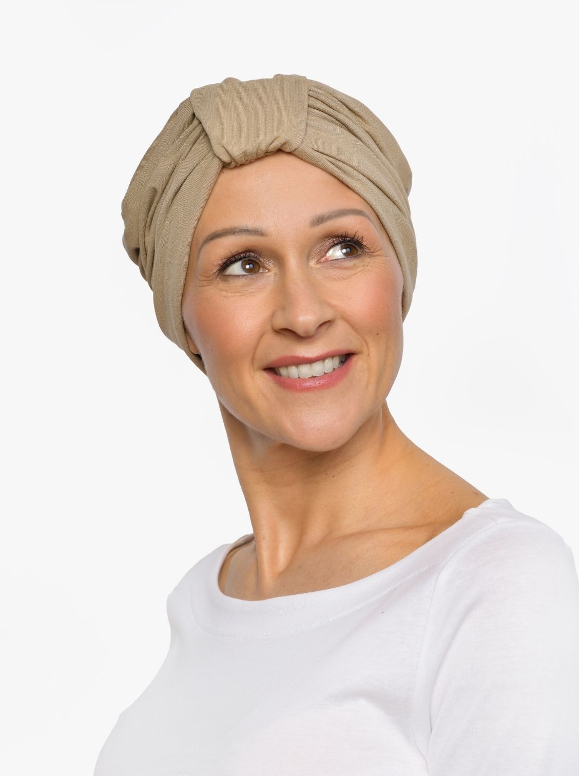 Turban mutsje Sophia – Beige