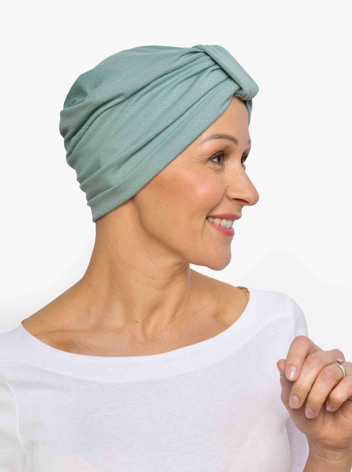 Turban mutsje Sophia – Spring Green